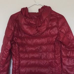 Women's Ultra light down hooded jacket